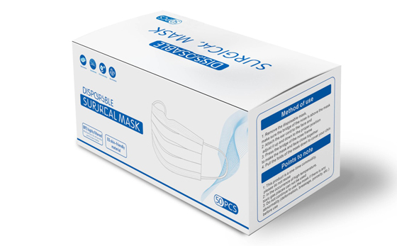 口罩包裝盒50個(gè)30個(gè)10個(gè)常見尺寸（長，寬，高）(圖1)